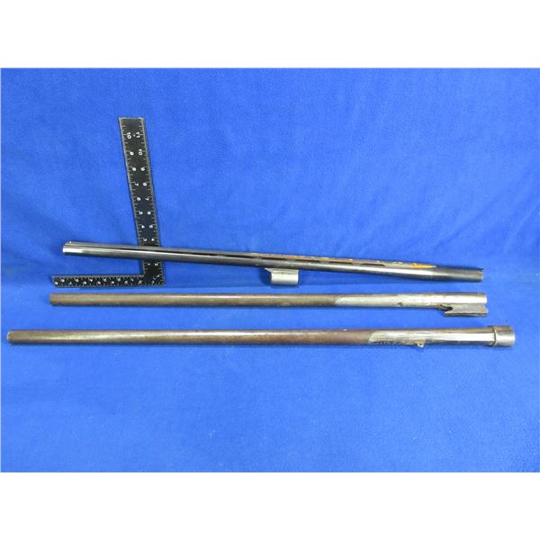 3 Barrels - Beretta 12 Ga. and 2 Unknown 12 Ga.