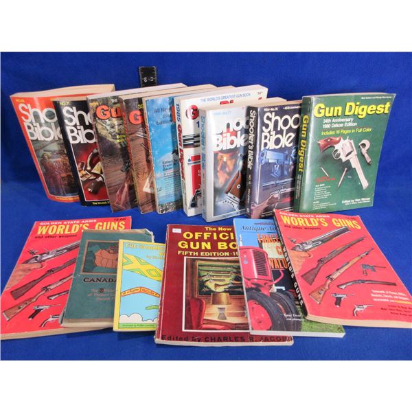 15 Books - Gun Digest, Shooter's Bible, Etc.
