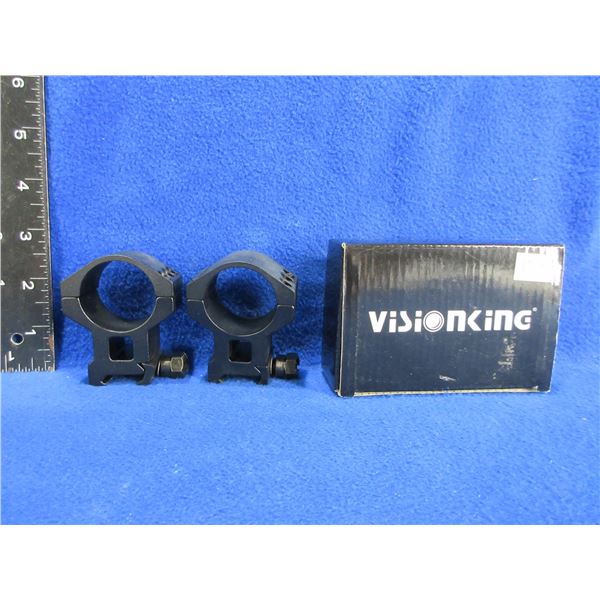 NEW - VisionKing 35MM High Profile Picatinny Mount Rings