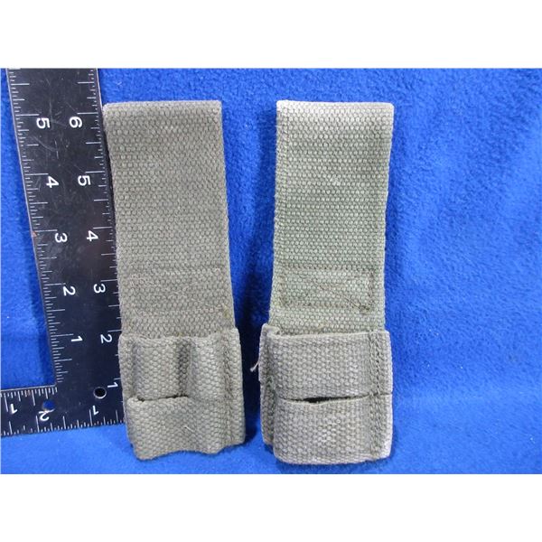 2 Canadian C1-A1 Bayonet Scabbard Frogs