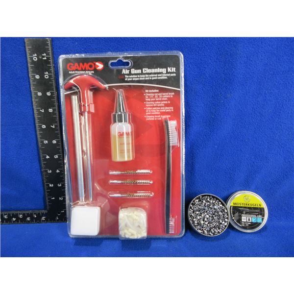 NEW - Gamo Air Gun Cleaning Kit & .177 Cal. Pellets