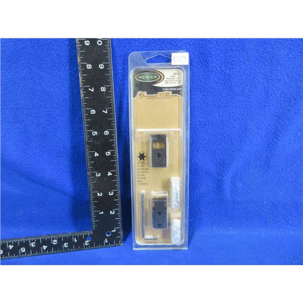 NEW - Weaver Grand Slam 2 Piece Dovetail Bases