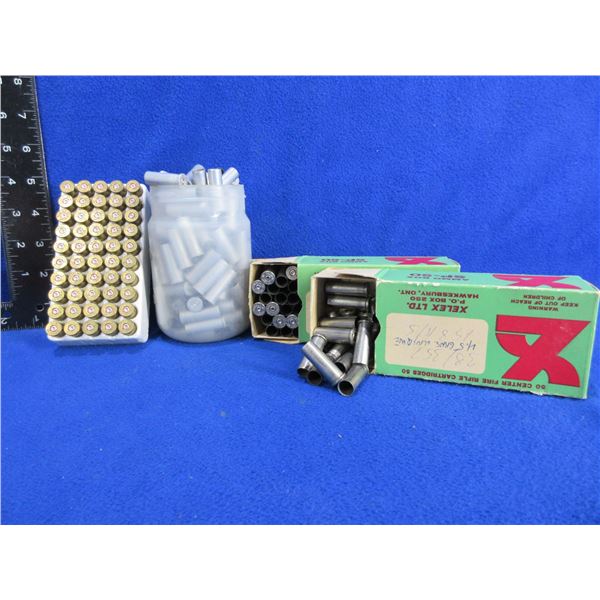 Brass Only - 38 Spl Unprimed - 3 Boxes of 50, Jar of 129