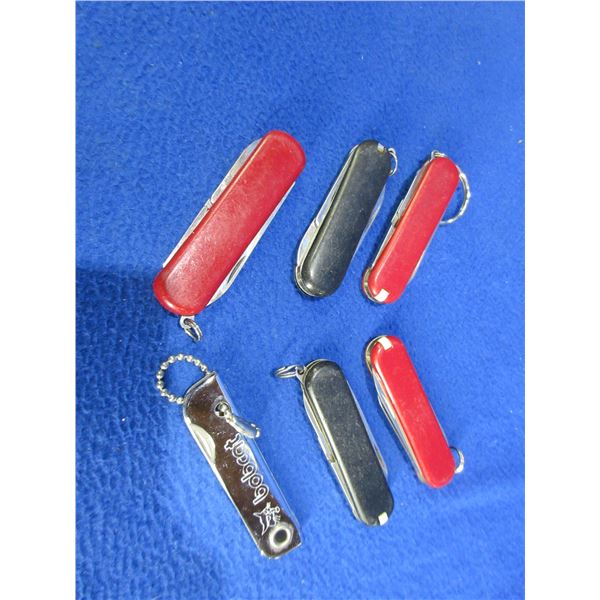 6 Key Chain Folding Knives