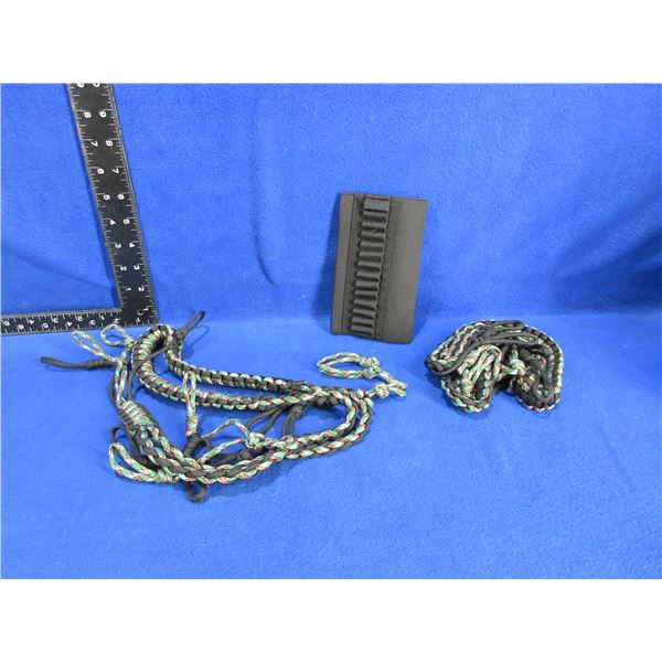 NEW - 2 Paracord Duck Call Lanyards and Cartridge Carrier