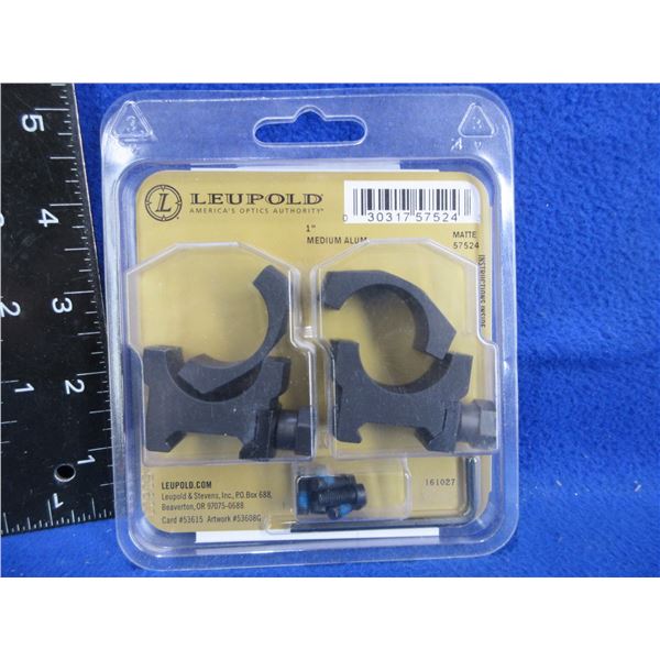 Leupold 1" Medium Aluminum Scope Rings - Mark 4