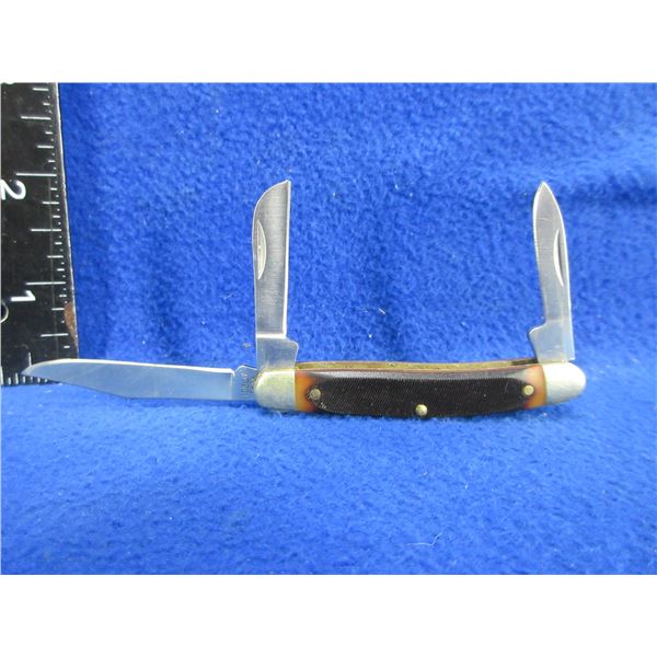 Oldtimer Folding 3 Blade Pocket Knife - Longest Blade is 2"