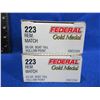 Image 2 : 223 Rem. (PICKUP ONLY) Match 69gr BT HP Federal