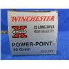 Image 2 : 22 LR (PICKUP ONLY) 40gr HV PP Winchester Cartridges