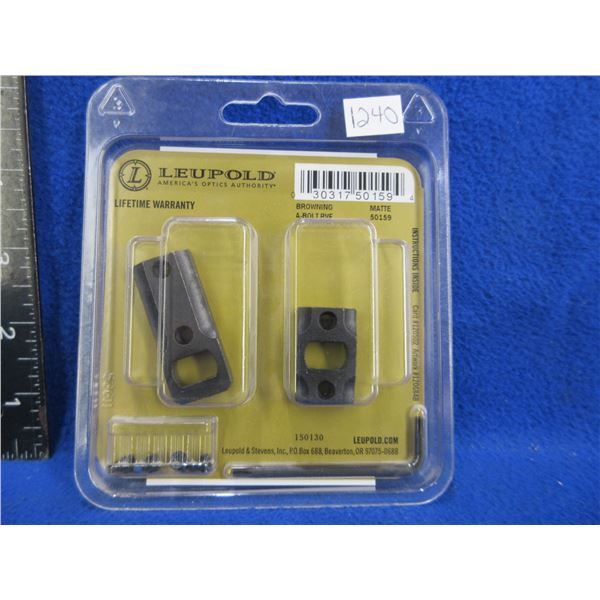 NEW - Leupold Browning A-Bolt RVF DD 2 Piece Base