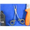 Image 3 : Lot of Misc. Fishing Tools - Fillet Knife, Forceps, Scissors