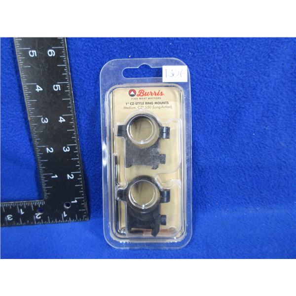 NEW - Burris 1" CZ Style Ring Mounts - Medium