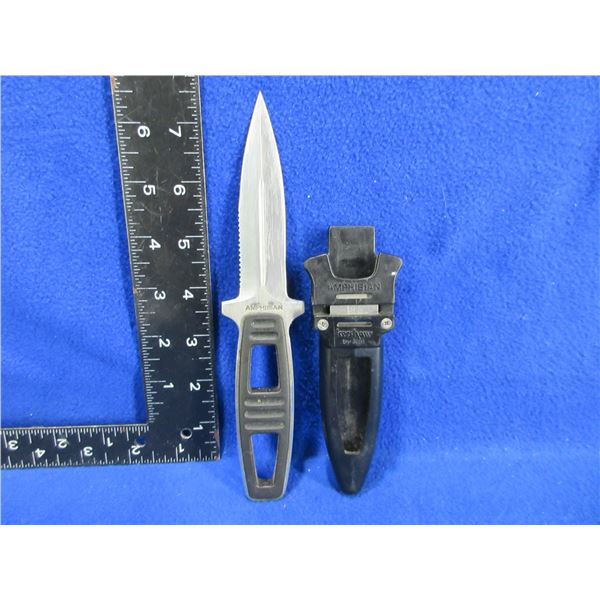 Kershaw Amphibian Fixed Blade Dive Knife with Sheath
