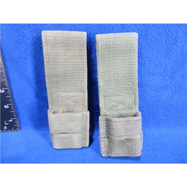 2 Canadian C1-A1 Bayonet Scabbard Frogs