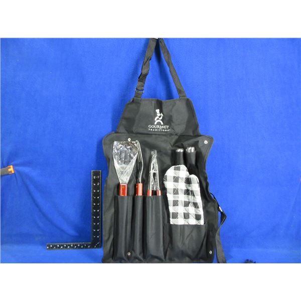 NEW - Gourmet Traditions Deluxe BBQ Caddy