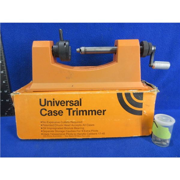 Lyman Universal Case Trimmer with 8 Pilots