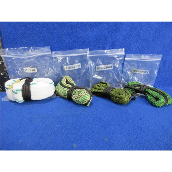 NEW - 4 Pull Thrus - 12 Ga., 22 Cal., 30 Cal., 38 Cal./9MM