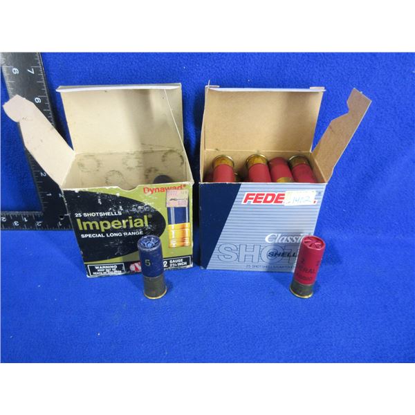 12 Ga. (PICKUP ONLY) 2 3/4" Shotshells -  Federal and Imperial