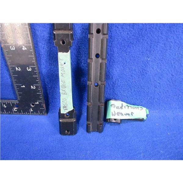 3 Scope Bases - Tasco Bridge Mount, Weaver & Unknown