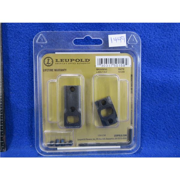 NEW - Leupold Browning A-Bolt RVF DD 2 Piece Base