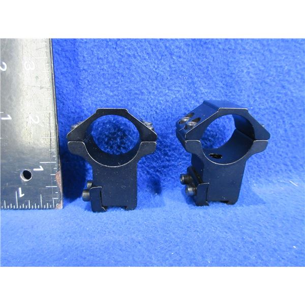 22 LR Dovetail 1" Rings - High