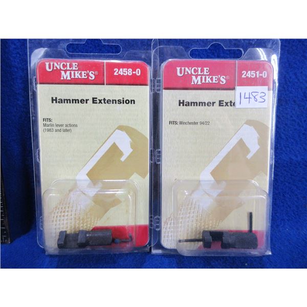 NEW - 2 Uncle Mike's Hammer Extensions