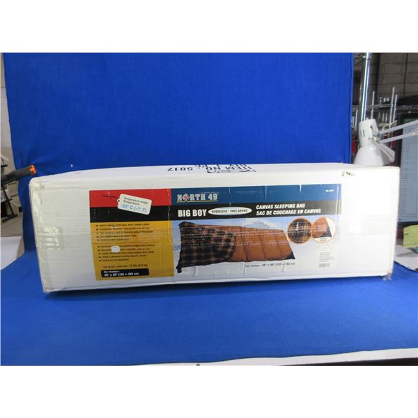 NEW - North 49 Big Boy Oversized Canvas Sleeping Bag