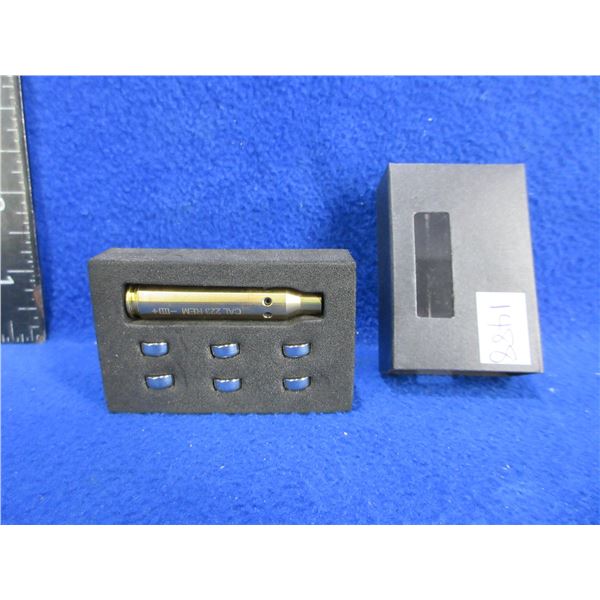 NEW - 223 Rem. Cartridge Red Laser Bore Sight w/Batteries