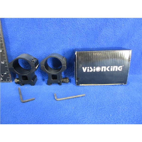 NEW - VisionKing 35MM High Profile Picatinny Mount Rings