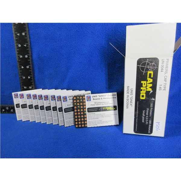 Unis "Ginex" Cam Pro (PICKUP ONLY) Small Pistol Primers