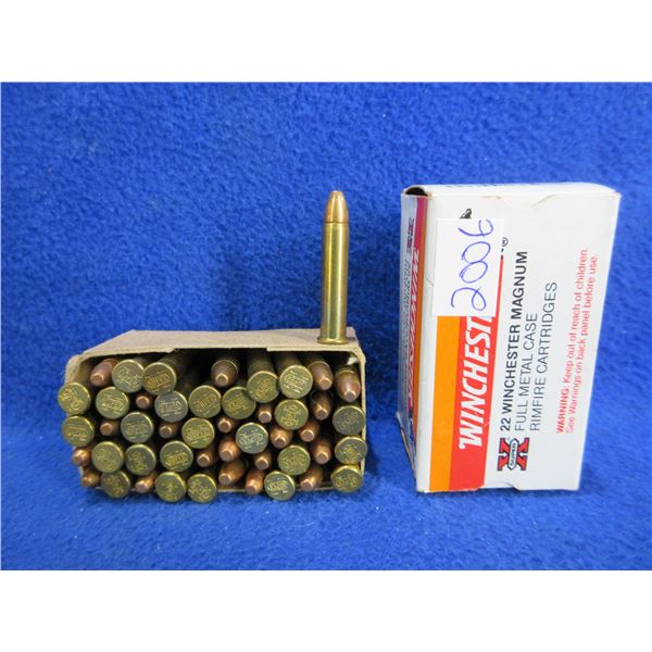 22 WMR (PICK UP ONLY) 40gr FMC Winchester Cartridges