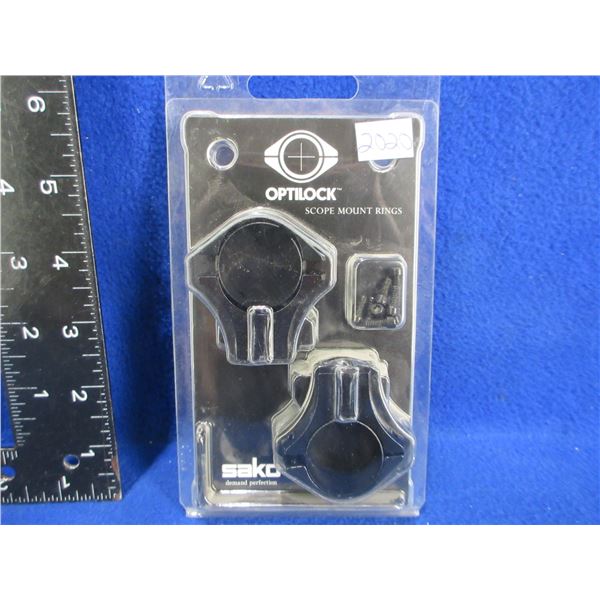 NEW - Optilock Sako 1" High Rings