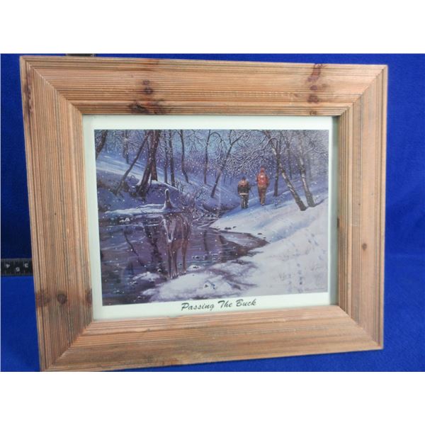 Framed Print - "Passing The Buck" by Donald Rust