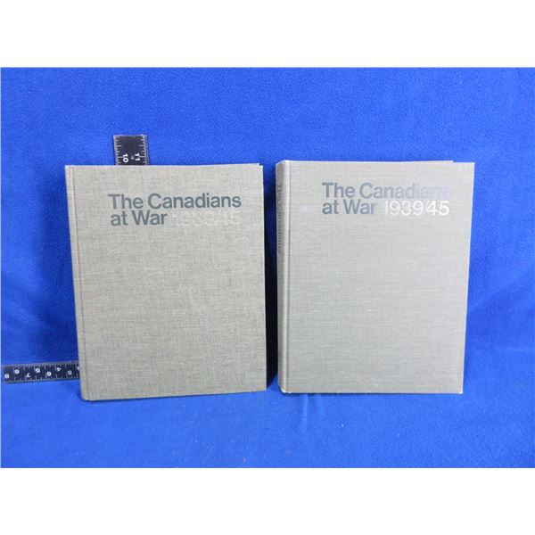 2 Books - The Canadians at War 1939/45 - Volume 1 & 2