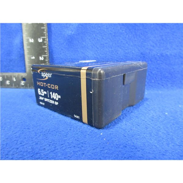 6.5MM .264" Spitzer SP Hot-Cor Speer Bullets