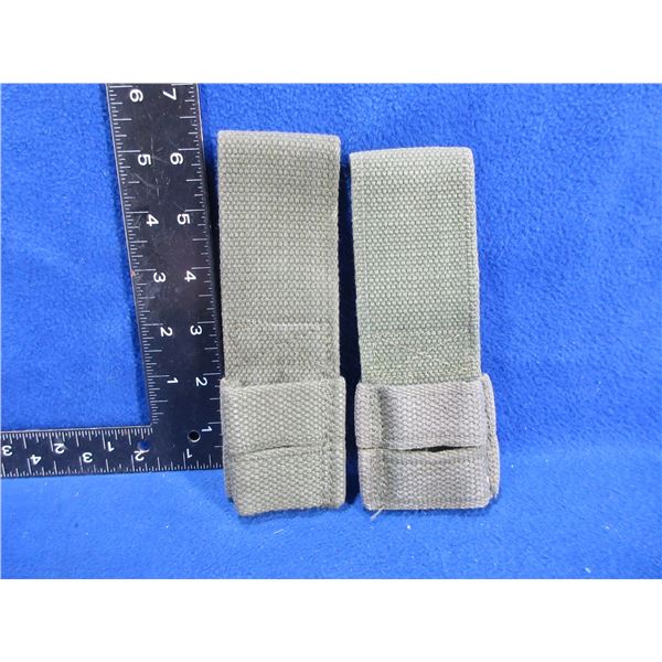 2 Canadian C1-A1 Bayonet Scabbard Frogs