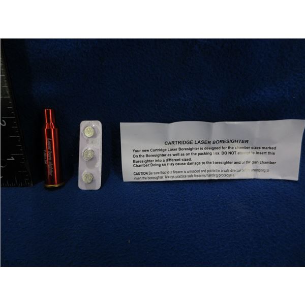 NEW - 7.62X54 Cartridge Red Laser Bore Sight w/ Batteries