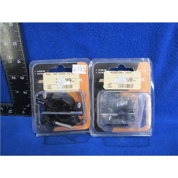 NEW - SpyPoint Xcel XHD Scope Mount & Picatinny Mount