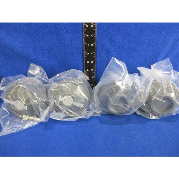 Lot of 4 - 60MM Finnish M61 Gas Mask Filters