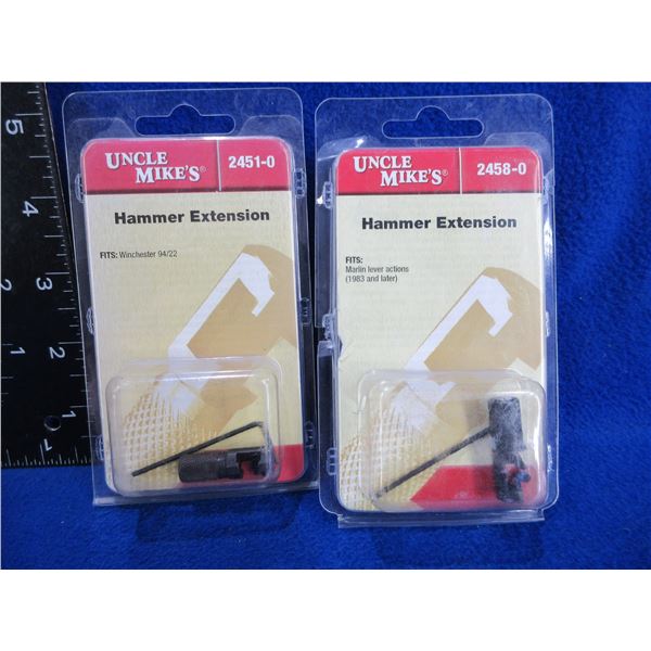 NEW - 2 Uncle Mike's Hammer Extensions