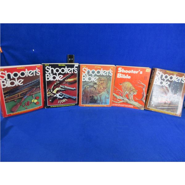 5 Books - Shooter's Bible 1966, 76, 77, 78, 80