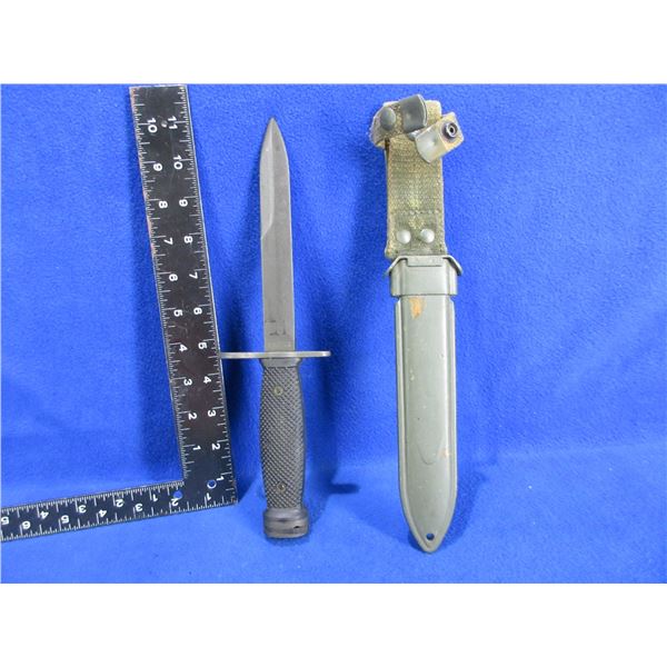 Italian BM59 Bayonet With Scabbard - Ser. # 110247