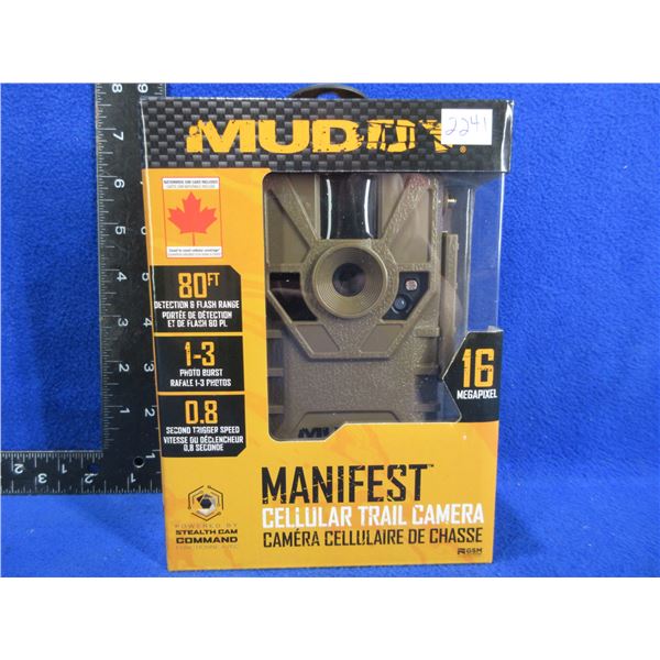 NEW - Muddy Manifest Cellular Trail Camera - 16 Megapixel