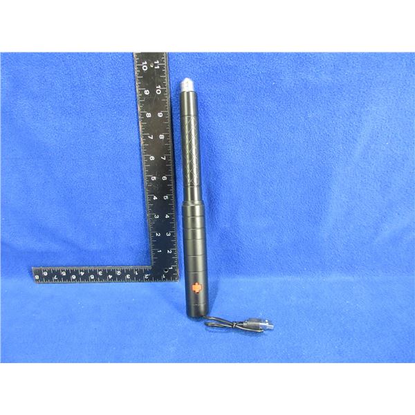 NEW - Telescopic Baton with Flashlight and Lighter
