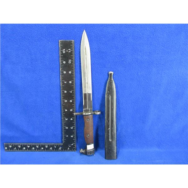 Egyptian Hakim Rifle Bayonet with Scabbard - Circa 1950's