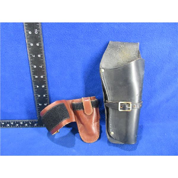 Leather Holster (Right Hand) & Leather Ankle Sheath/Holster