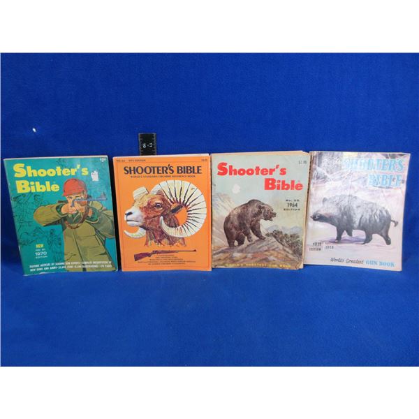 4 Books - Shooter's Bible 1958, 1964, 1970, 1973