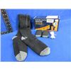 Image 1 : NEW - Electric Heated Socks w/ 2 Battery Packs & USB-C