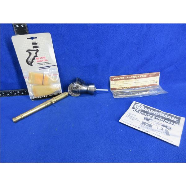 Lot of Misc. - Brass Cannon Barrel, Bottle Stopper, Etc.