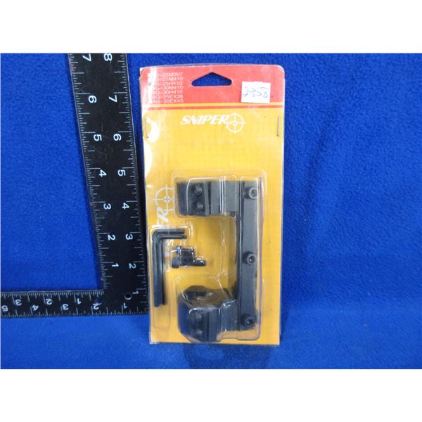 Sniper Scope Mount with 1" Rings - # AG-25H410